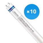 Multipack 10x Philips LED Tube T8 MASTER (HF) High Output 14W 2100lm - 840 Cool White | 120cm - Replaces 36W
